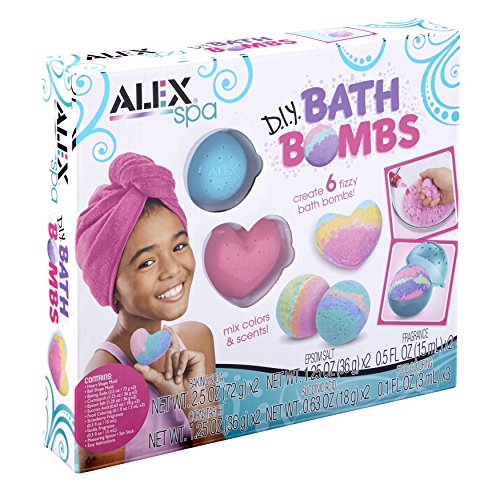 Book Cover Alex Spa DIY Bath Bombs Kit Kids Bath Bomb Soap Kit