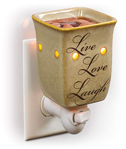 Book Cover Dawhud Direct Plug-in Fragrance Wax Melt Warmers (Live Love Laugh)