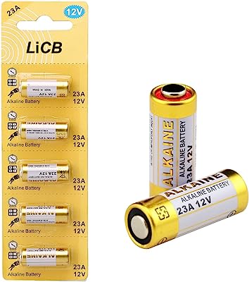 LiCB 23A 12V Alkaline Battery (5-Pack)