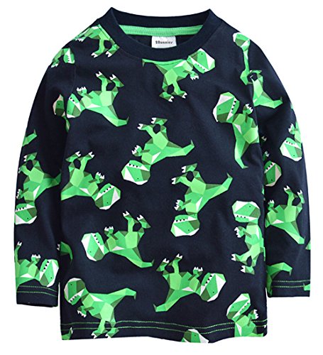 2Bunnies Little Boys Toddler Dinosaur T Rex Short Sleeve Tee T Shirt