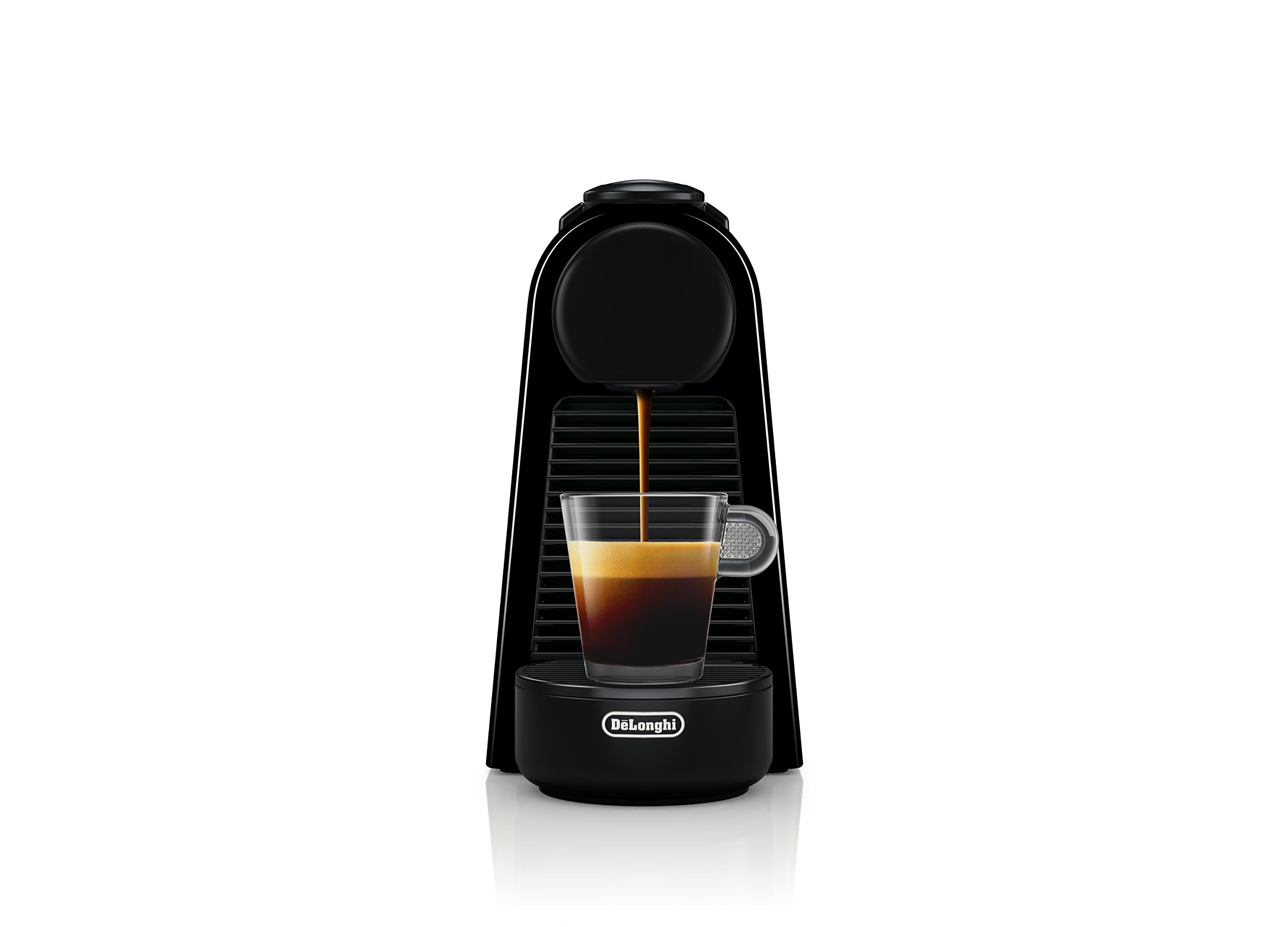 Book Cover Nespresso Essenza Mini Coffee and Espresso Machine by De'Longhi, 110ml, Black Machine Only Black