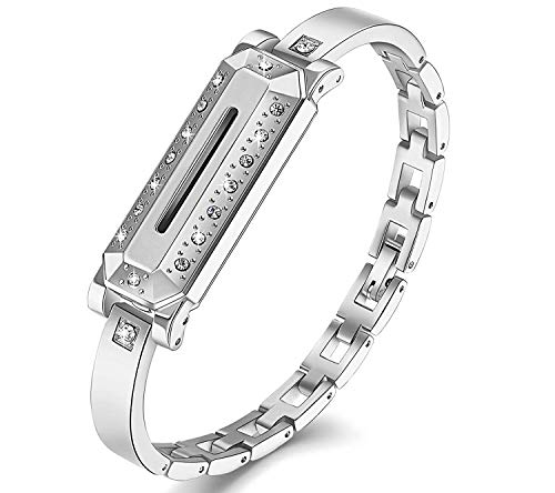 KingBaas Accessory Band for Fitbit Flex 2, Premium Wristband Metal Replacement Bands for Fitbit Flex 2/ Fitbit Flex 2 Band (No Tracker)