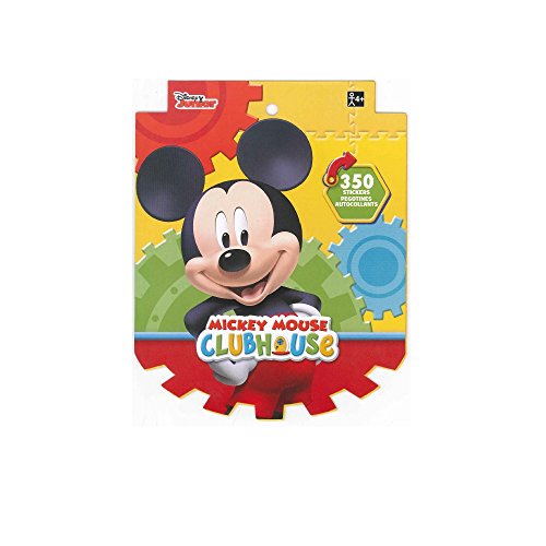 Book Cover Design-ware Disney Mickey Mouse Sticker Book for Kids (over 350 stickers)-1 PACK