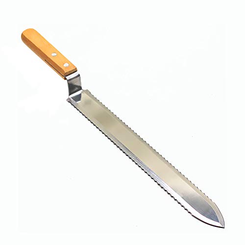 Book Cover WEICHUAN Stainless Steel Serrated Uncapping Knife - Beekeeping Equipment Bee Hive Hand Tool Beekeeper Tool