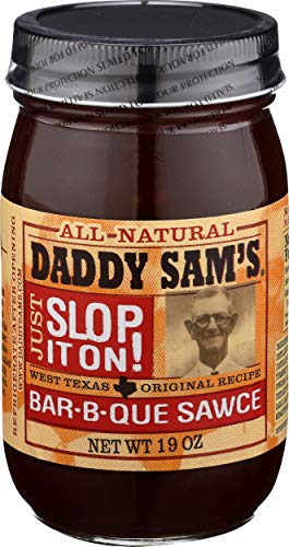 Book Cover Daddy Sam's BBQ Sauce Gluten Free (Original Sauce, 2 Jars)