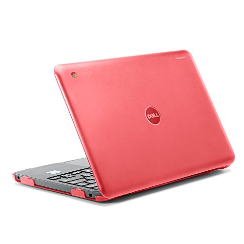 iPearl mCover Hard Shell Case for 2017 11.6" Dell Chromebook 11 3180 Series Laptop (NOT Compatible with 210-ACDU / 3120/3189 Series) (Red)
