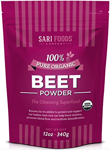 Book Cover Organic Beet Root Powder (12 Ounce) Natural Plant Based, Whole Food Superfood, Vegan & Paleo Friendly
