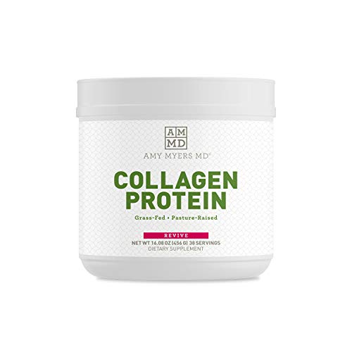 Book Cover Collagen Peptides Protein Powder Unflavored by Dr. Amy Myers (16 oz) - Grass-Fed Collagen Protein Powder, Non-GMO, Gluten Free, Keto Friendly - Supports Hair, Skin, Nails, Bone & Joint Health