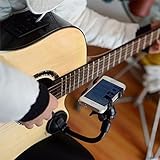 Multifunctional Phone Stand Guitar Sidekick Holder Guitar Hand Free Mount for Under 6 inches Phone