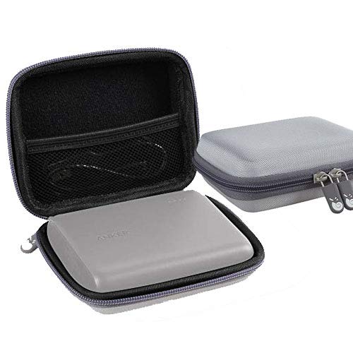 Hermitshell Hard EVA Travel Silver Case Fits Anker PowerCore 13000 Portable Charger - Compact 13000mAh 2-Port Ultra Portable Phone Charger Power Bank