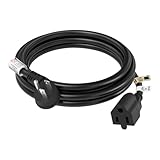 FIRMERST 14 Gauge 6ft Flat Plug Extension Cord 1875W 15amp Heavy Duty