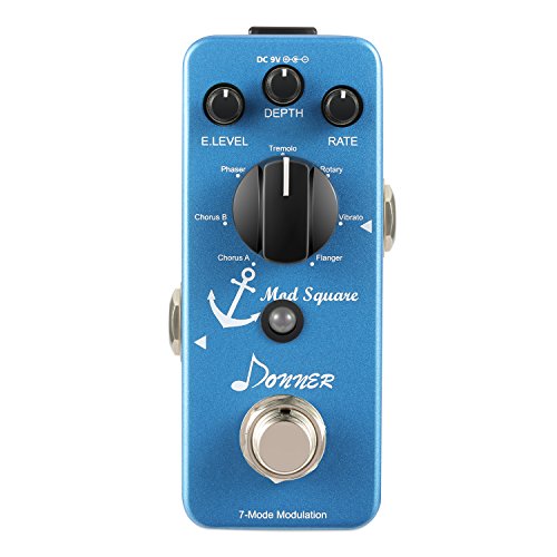 Donner Guitar Modulation Effect Pedal Digital Mod Square 7 Mode