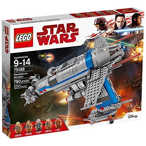 Book Cover LEGO Star Wars Episode VIII Resistance Bomber 75188 Building Kit (780 Piece)