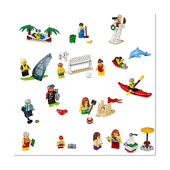 Book Cover LEGO City Town People Pack – Fun at The Beach 60153 Building Kit (169 Piece)