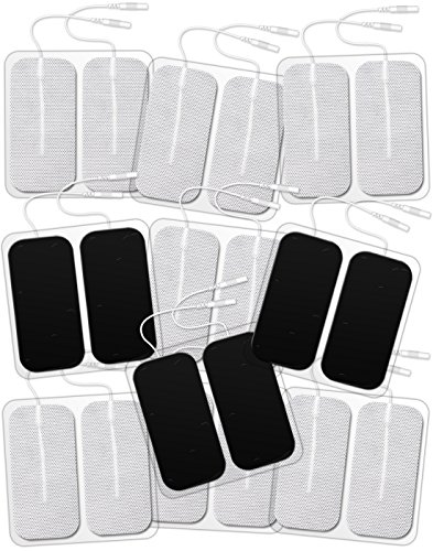 Book Cover DONECO TENS Unit Pads 2X4 20 Pcs Replacement Pads Electrode Patches for Electrotherapy