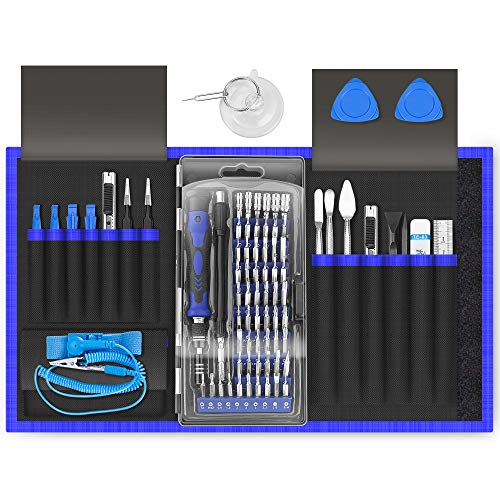 Book Cover XOOL 80 in 1 Precision Set with Magnetic Driver Kit, Professional Electronics Repair Tool Kit with Portable Oxford Bag for Repair Cell Phone, iPhone, iPad, Watch, Tablet, PC, MacBook