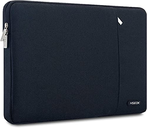 Book Cover HSEOK 15.6-Inch Laptop Case Sleeve, Environmental-Friendly Spill-Resistant Case for 15.4-Inch MacBook Pro 2012 A1286, MacBook Pro Retina 2012-2015 A1398 and Most 15.6-Inch Laptop, Black