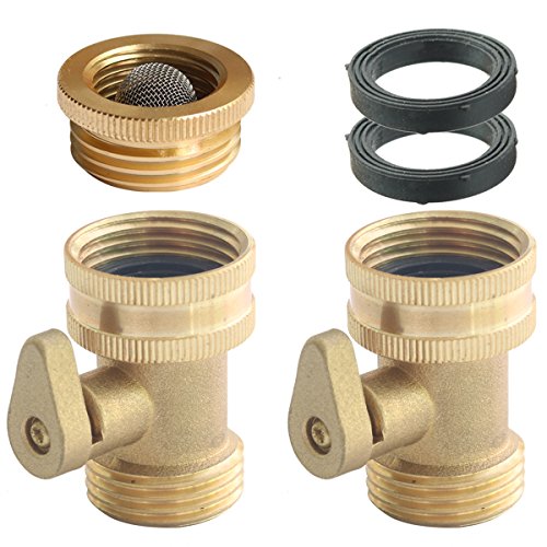 Book Cover PLG Solid Brass Water Hose Shut-Off Valve