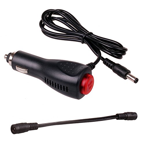 Car Truck Bus Boat Motorbike Cigarette Lighter Power Supply Socket Adapter Extension Cord Cable 12V 24V DC 2.1x5.5mm Male Female Plug with Switch Button 3 Metes by HitCar