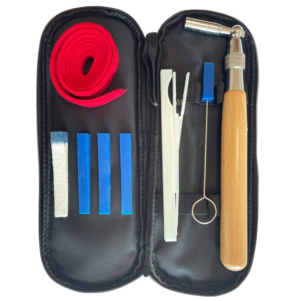 Book Cover Luvay Piano Tuning Kit Tools (10 items) Professional Hammer/Lever, (Felt) Mutes, Fork