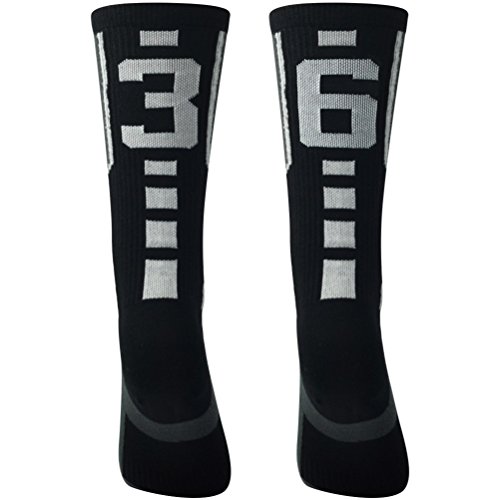 Soccer Socks, Comifun Adults Teens Athletic Player Custom Team Number ID Socks Football Socks 1 Pair