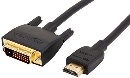 AmazonBasics HDMI to DVI Adapter Cable, Black, 10 Feet, 10-Pack