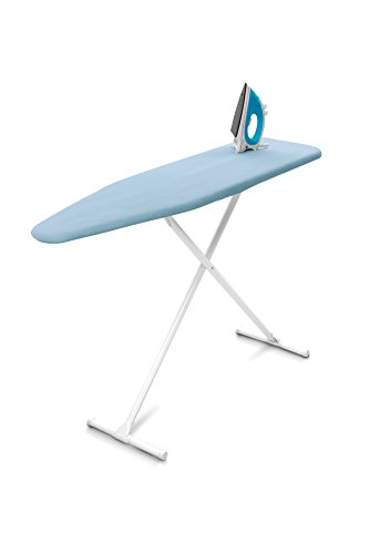 Book Cover Homz T-Leg Ironing Board, Made in the USA, Blue