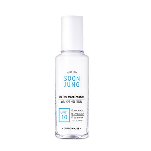 Book Cover ETUDE HOUSE SoonJung 10-Free Moist Emulsion 2.7 fl. oz. (80ml) - Hypoallergenic Low-Irritant Moisturizing & Relaxing Care for Sensitive Skin, Panthenol and Madecassoside Heals Damaged & Irritated Skin