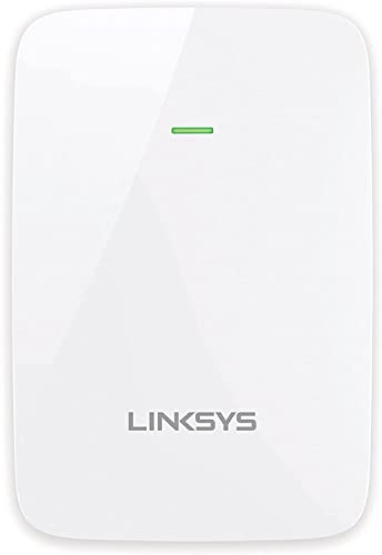 Book Cover Linksys RE6350: AC1200 Dual-Band Wi-Fi Extender for Home, Wireless Range Booster, Works with Any Wi-Fi Router (White)