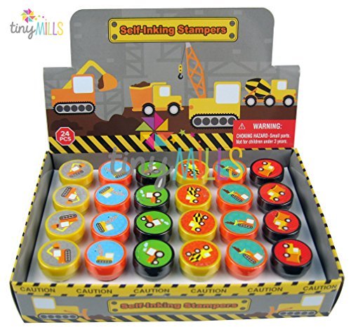 D. MILLS 24 Pcs ConstruStress Reliever Anxiety Relief Squeeze Toy for Kids and Adults