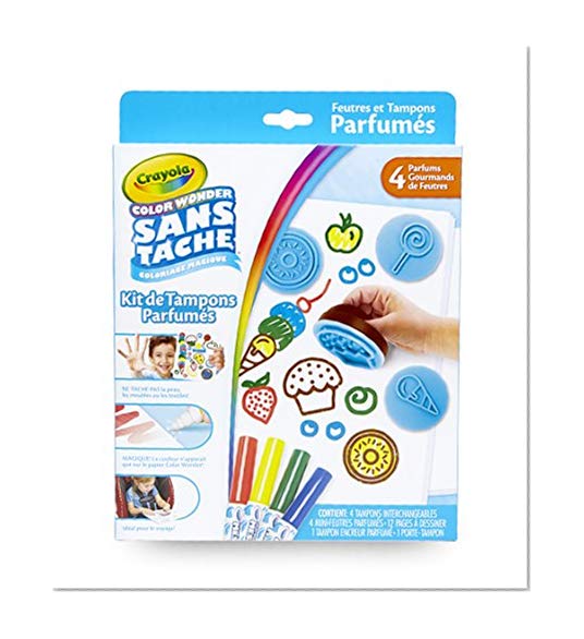 Crayola Color Wonder Tampons parfumés-Coloriage Magique sans Tache, 75-2586-E-000
