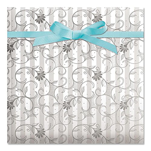 Wedding Jumbo Rolled Gift Wrap - 67 sq. ft. Heavyweight, Tear-Resistant and peek-Proof wrap, Wedding Wrapping Paper, Anniversary Gift Wrap