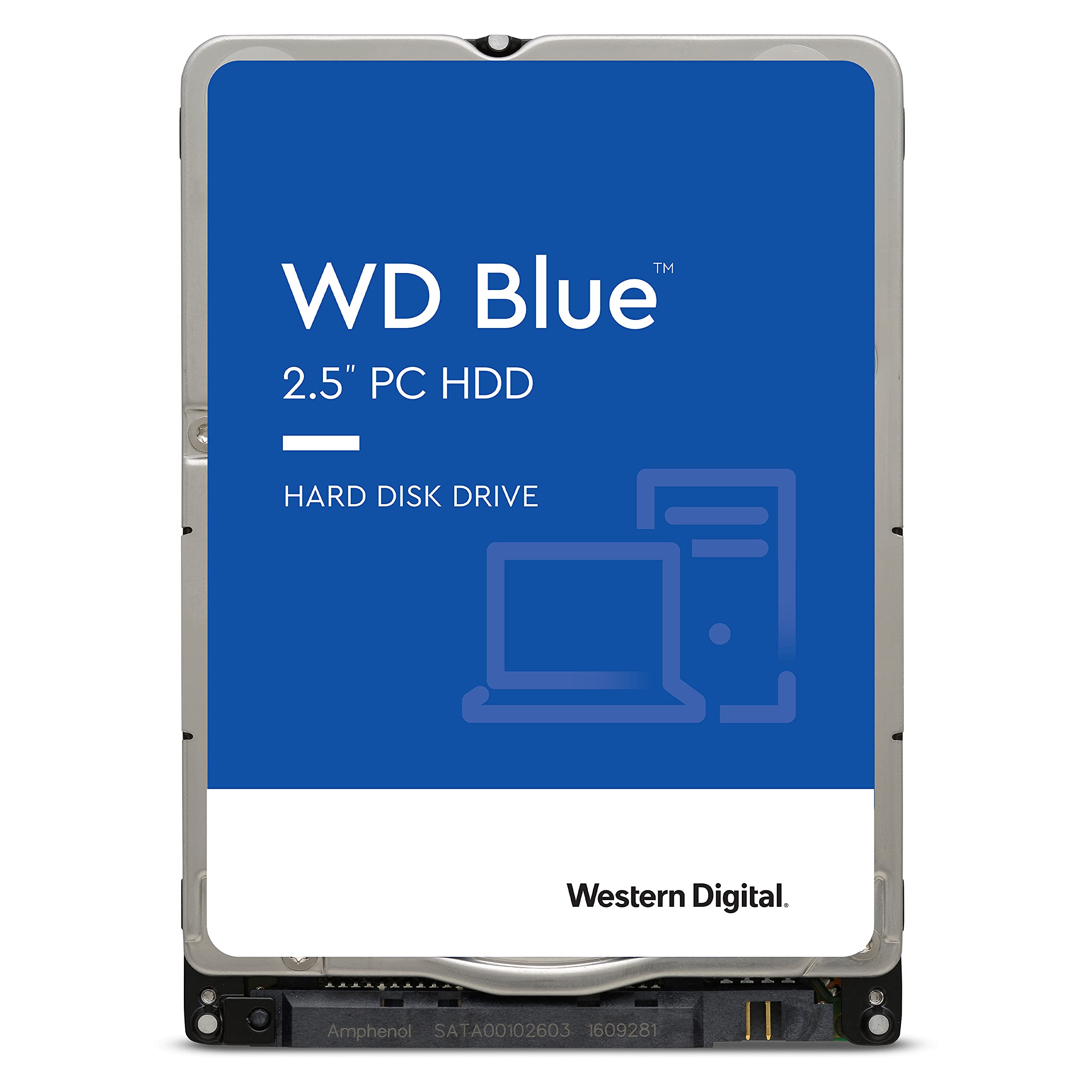 Book Cover Western Digital 1TB WD Blue Mobile Hard Drive HDD - 5400 RPM, SATA 6 Gb/s, 128 MB Cache, 2.5