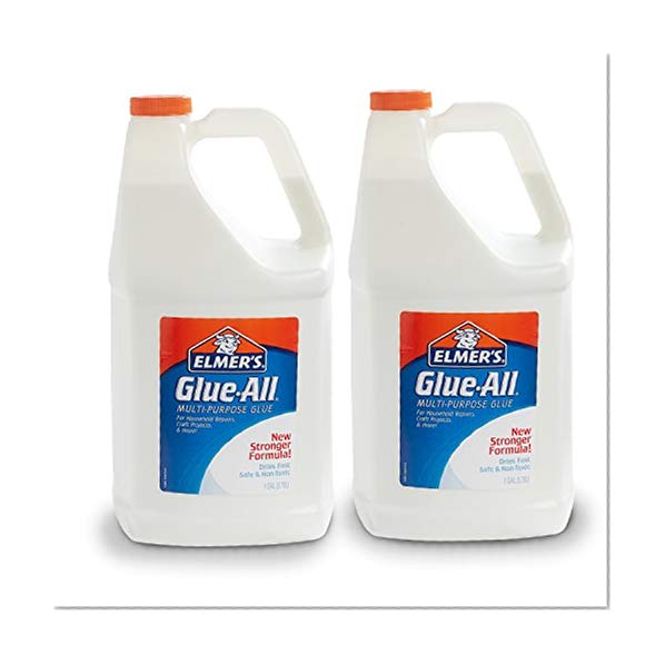 Book Cover Elmer’s Glue-All Multi-Purpose Liquid Glue, Extra Strong, 1 Gallon, 2 Count - Great for Making Slime