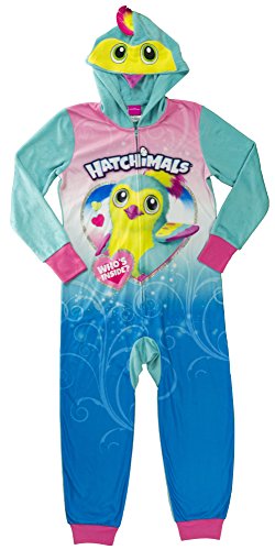 Hatchimals Girls' Little Onesie Pajamas