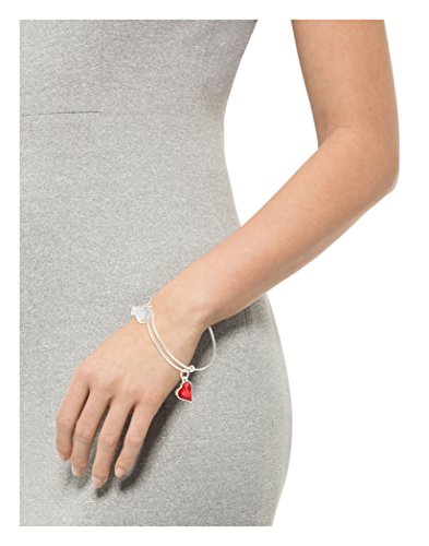 Alex and Ani Women's Charity by Design Heart of Strength Bangle - (Product) RED