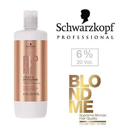 Schwarzkopf Professional Blonde Me Premium Developer Oil Formula 33.8 oz/1000ml (6% ; 20 Volume)