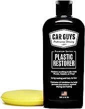 Book Cover CAR GUYS Plastic Restorer - The Ultimate Solution for Bringing Rubber, Vinyl and Plastic Back to Life! - 8 Oz Kit