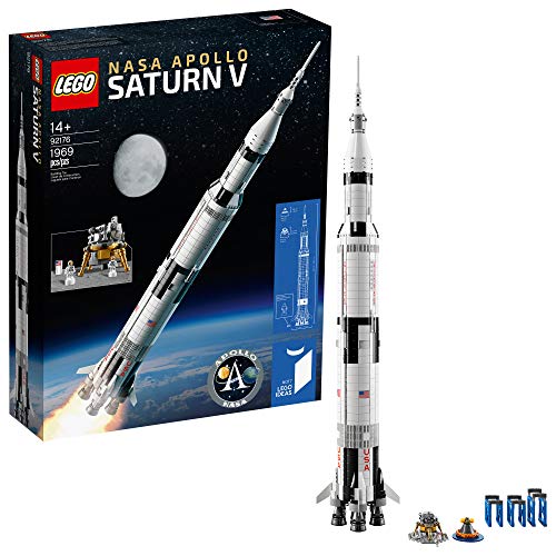 Book Cover LEGO Ideas NASA Apollo Saturn V 21309 Building Kit