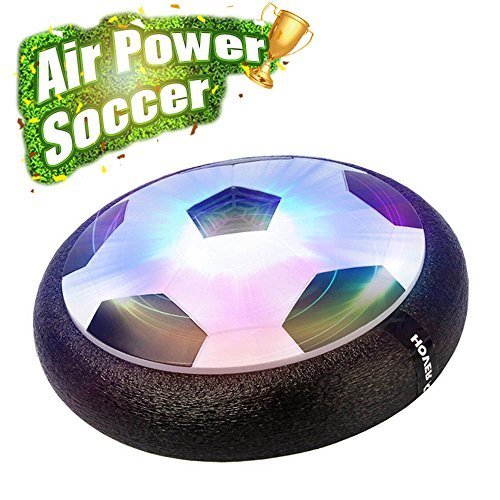 EpochAir Hover Ball Toys for Boys Gifts, Hover Soccer Football Toy with LED Light and Foam Bumpers Indoor Outdoor Game Ideas for 5 6 7 8 11 Year Old Boy Girl Gift.