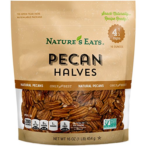Book Cover Nature's Eats Pecan Halves, 16 Ounce