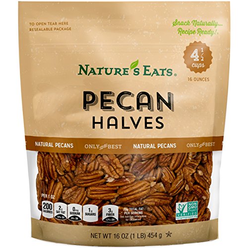 Nature's Eats Pecan Halves, 16 Ounce