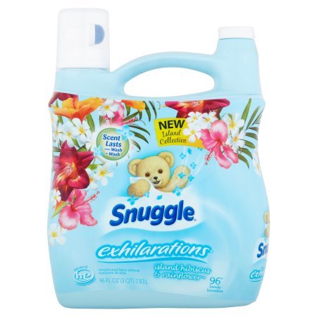 Book Cover Snuggle Exhilarations Island Hibiscus & Rainflower Concentrated Fabric Softener, 96 fl oz