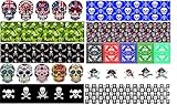 Guitar Pick Punch Skull Design Refill Sheets - Create Custom Rock and Roll Picks with Any Pick Punch - Set of 20 Sheets…