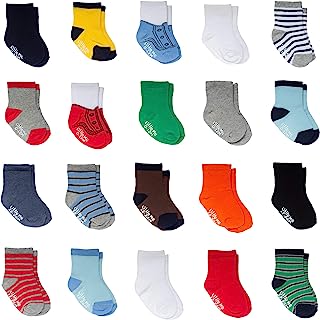 Book Cover Little Me Baby 20 Piece Assorted Socks, Boys', Multi, 0-12/12-24 Months