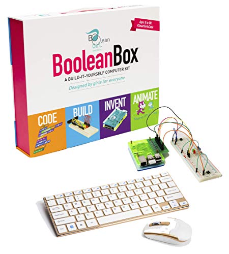 Book Cover Boolean Box Build a Computer Science Kit for Kids | Includes Electronics, Coding, Animation and Lessons in Scratch, Minecraft, Python | Ages 8 and Up