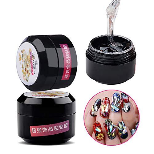 Professional Nail Glue UV Gel Nail Polish Adhesives Rhinestone Decoration Sticky Transparent Nail Tips Gel Nails Tools