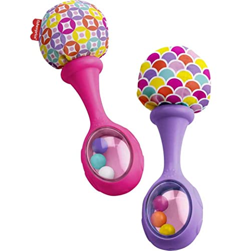 Book Cover Fisher-Price Rattle 'n Rock Maracas, Pink/Purple [Amazon Exclusive]