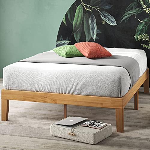 Book Cover Zinus Frame 14 Inch Platform Bed/No Boxspring Needed/Wood Slat Support/Natural Finish, Full