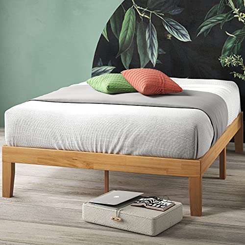 Zinus Frame 14 Inch Platform Bed/No Boxspring Needed/Wood Slat Support/Natural Finish, Full